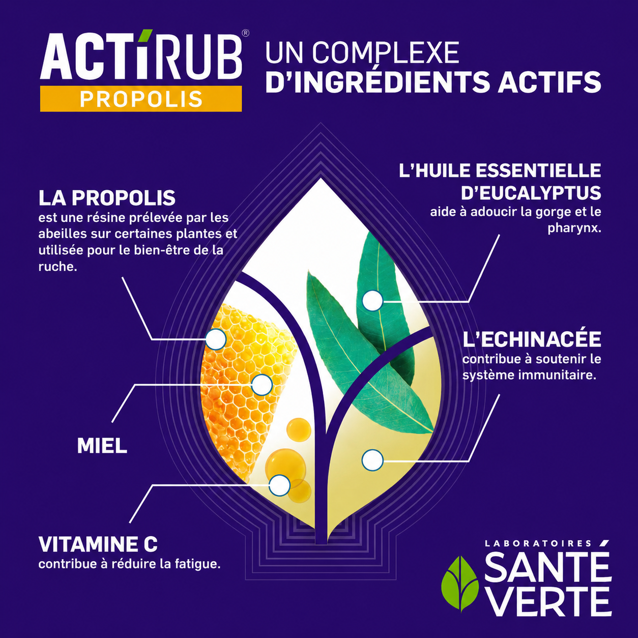 Actirub<sup>®</sup> Pastilles Propolis - Image 2