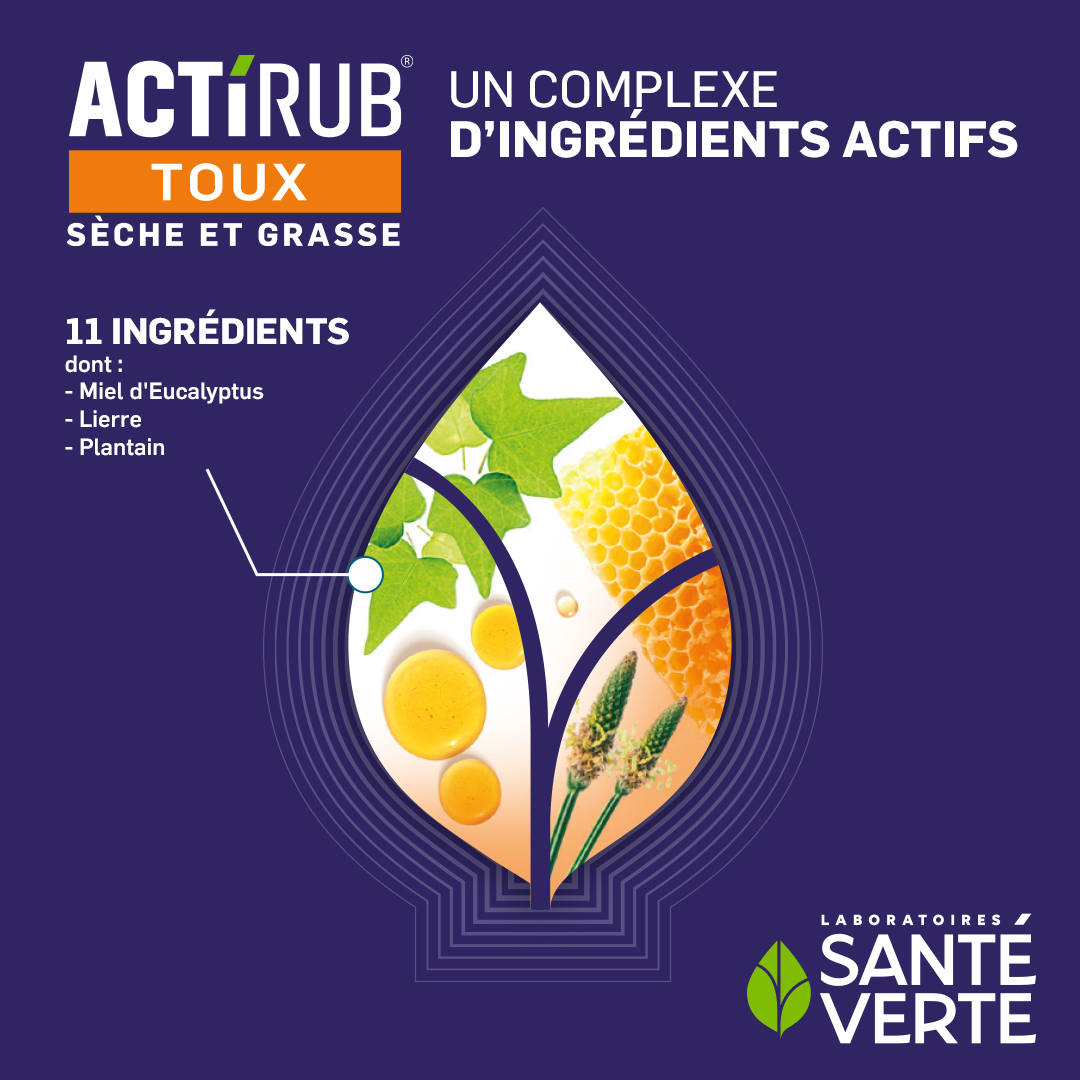 Actirub® Sirop Toux • Laboratoires Santé Verte